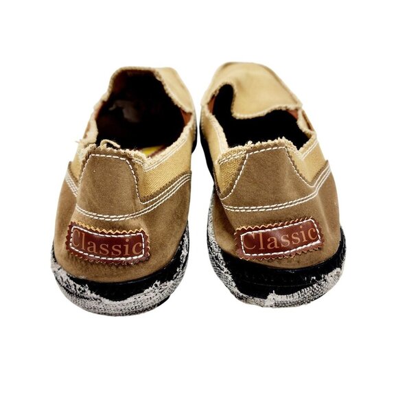 Mens Classic Casual Slip-On Loafers Size M12 brown - Picture 3 of 15